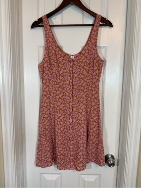 BP. Floral Button Front Mini Dress Size Small